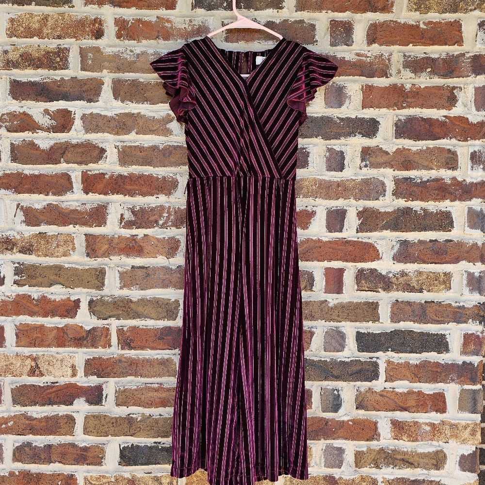 GB Girls Red Maxi Sundress V-Neck Sleeveless